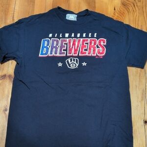 Milwaukee Brewers Black T-Shirt
